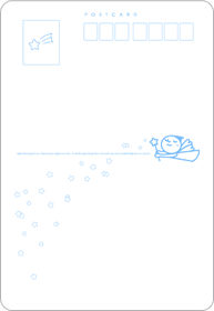 エンジェルのポストカード